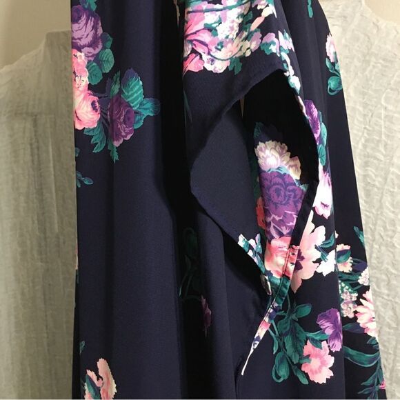 12PM by Mon Ami Floral Kimono Style Cardigan Size Small - Picture 6 of 9